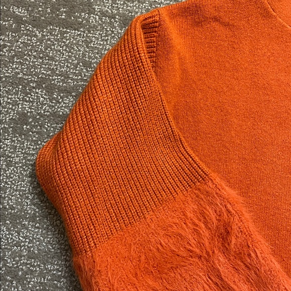 NWOT Anthropologie Colma Tunic Sweater in Orange Size XS - Picture 8 of 9